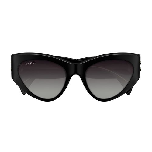 Gucci Gg1704s Linea Rivets 001 Black Grey Sunglasses - Gucci Eyewear - Modalova