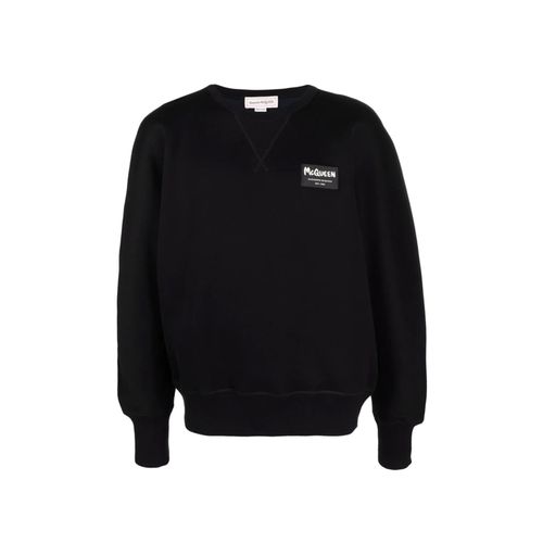 Cotton Logo Sweatshirt - Alexander McQueen - Modalova