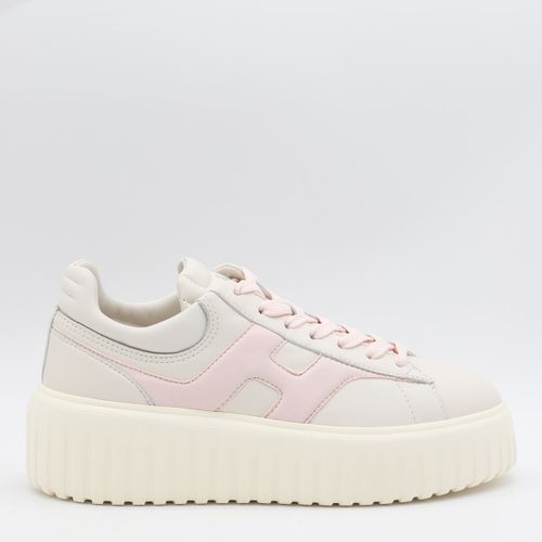 And Pink Leather Sneakers - Hogan - Modalova