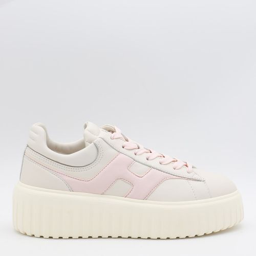 And Pink Leather Sneakers - Hogan - Modalova