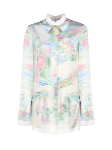 Shirt Crafted In Lightweight Viscose And Silk Satin - Loewe - Modalova