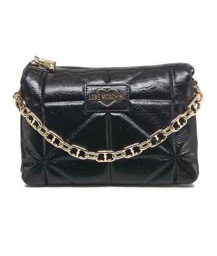 Geometric Quilted Shoulder Bag - Love Moschino - Modalova