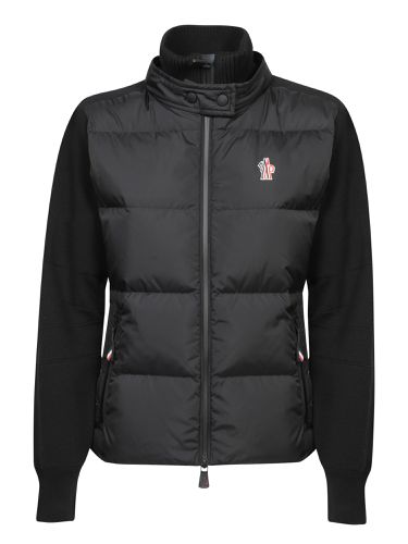 Two-material Cardigan - Moncler Grenoble - Modalova