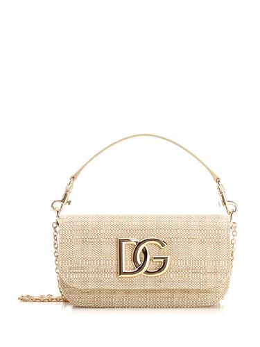 Raffia Shoulder Bag - Dolce & Gabbana - Modalova