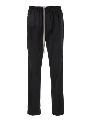 Pants With Oversize Drawstring In Wool Man - Rick Owens - Modalova