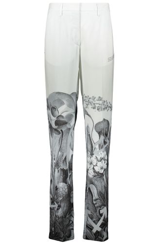 Off-White Printed Trousers - Off-White - Modalova