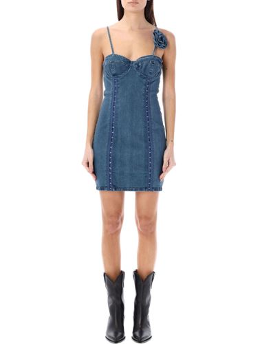 Denim Rose Mini Dress - Rotate by Birger Christensen - Modalova