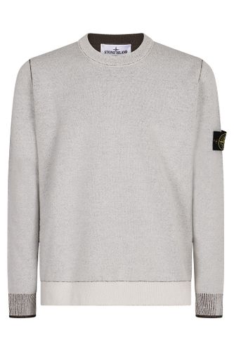 Cotton Blend Crew-neck Sweater - Stone Island - Modalova