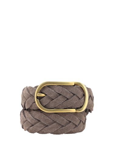 Leather Belt Braided Design - Brunello Cucinelli - Modalova