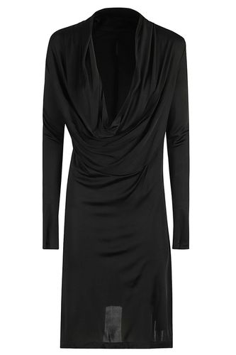 Cowl-neck Long Sleeved Dress - Helmut Lang - Modalova