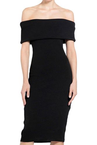 Off-the-shoulder Fitted Dress - Bottega Veneta - Modalova