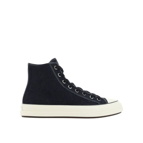 Garavani Toile Iconographe High Top Sneakers - Valentino Garavani - Modalova