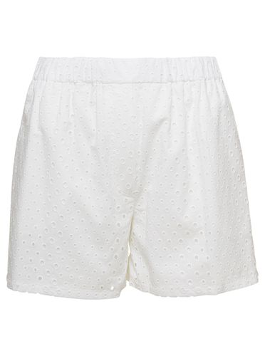 Short With Elastic Waistband In Broderie Anglaise Woman - Kenzo - Modalova