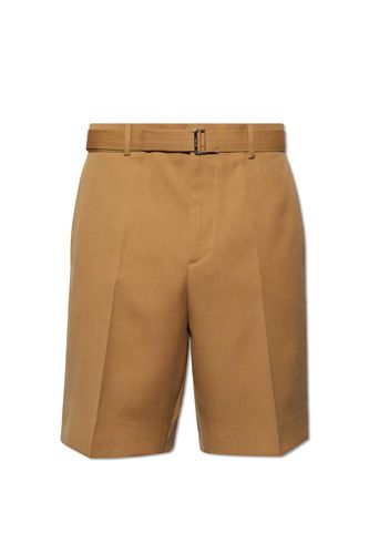 Lanvin Pressed Crease Belted Shorts - Lanvin - Modalova