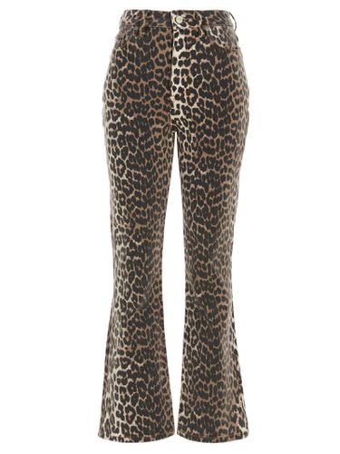 Ganni leopard Jeans - Ganni - Modalova