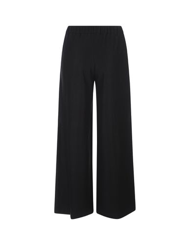 Fedeli Black Cashmere Wide Trousers - Fedeli - Modalova