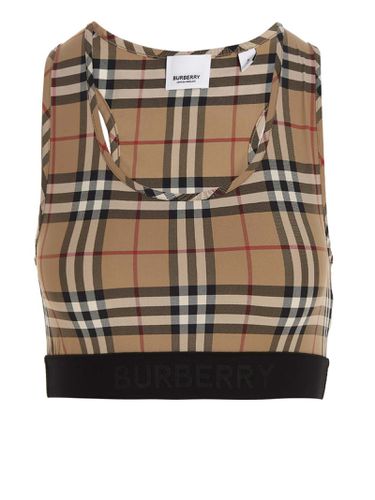 Burberry Check Sporty Top - Burberry - Modalova