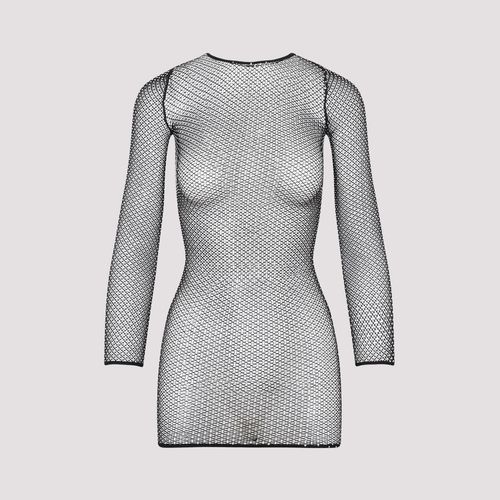 Balenciaga Crystal Mesh Mini Top - Balenciaga - Modalova