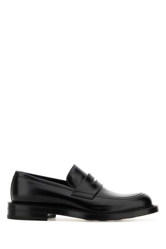 Gucci Black Leather Loafers - Gucci - Modalova