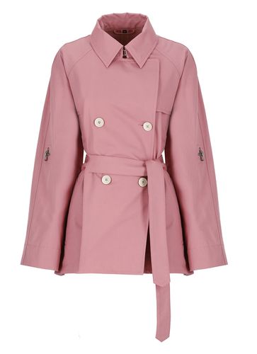 Fay Short Cotton Trench Coat - Fay - Modalova