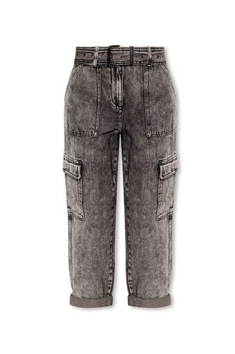 Belted Straight Leg Jeans - Michael Kors - Modalova