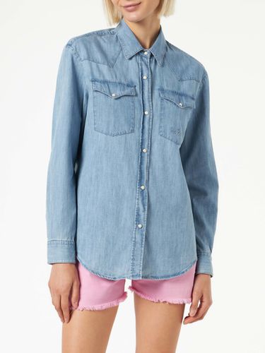 MC2 Saint Barth Woman Denim Shirt - MC2 Saint Barth - Modalova