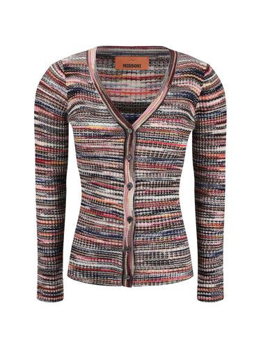 Missoni Striped Knit Cardigan - Missoni - Modalova