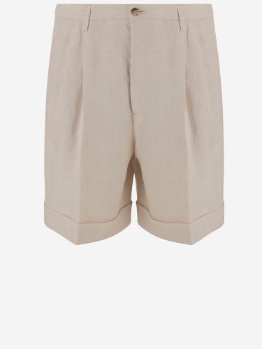 Valentino Linen Short Pants - Valentino - Modalova