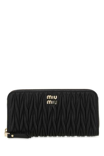 Miu Miu Black Nappa Leather Wallet - Miu Miu - Modalova