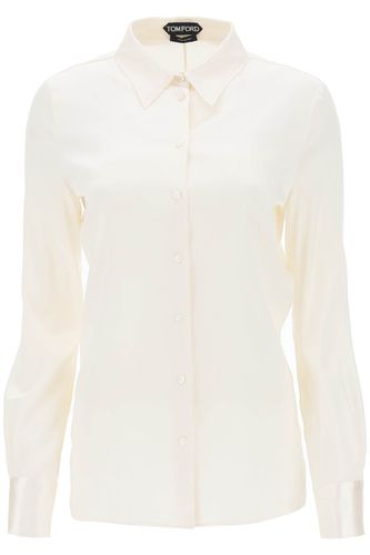 Tom Ford Silk Satin Shirt - Tom Ford - Modalova