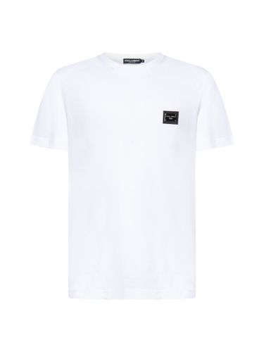 Dolce & Gabbana Logo Plaque T-shirt - Dolce & Gabbana - Modalova