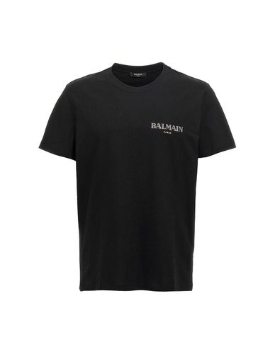 T-shirt With Contrast Logo - Balmain - Modalova