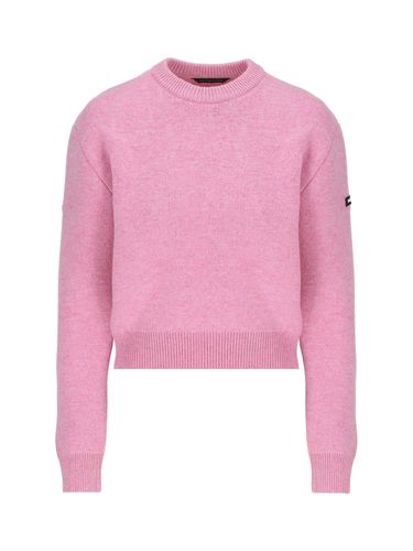 Logo Patch Knitted Jumper - Balenciaga - Modalova