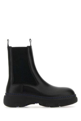 Leather Chelsea Ankle Boots - Burberry - Modalova