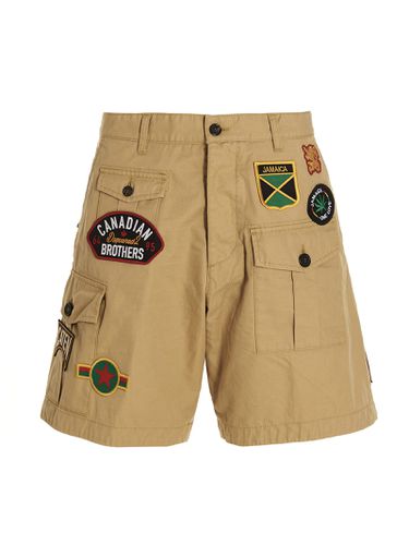 Boxer Cargo Bermuda Shorts - Dsquared2 - Modalova