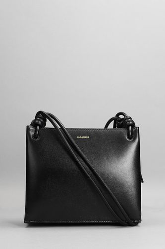 Black Leather Small Giro Shoulder Bag - Jil Sander - Modalova