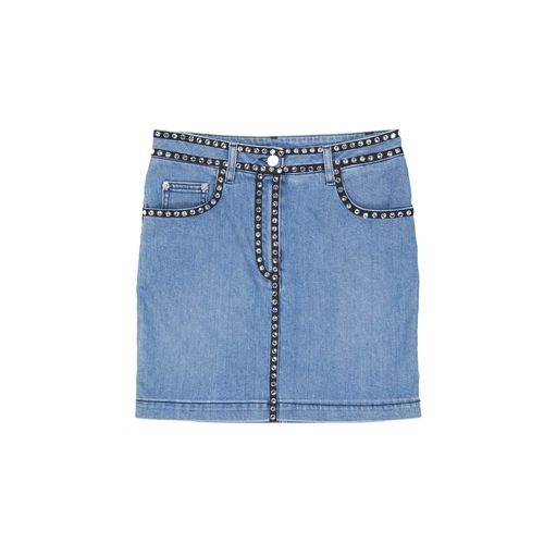 Moschino Couture Cotton Denim Skirt - Moschino - Modalova