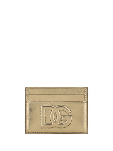 Logo Embossed Card Holder - Dolce & Gabbana - Modalova