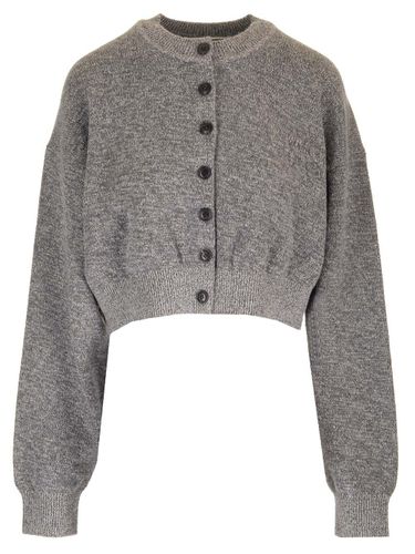 Knit Cropped Cardigan - Alexander Wang - Modalova