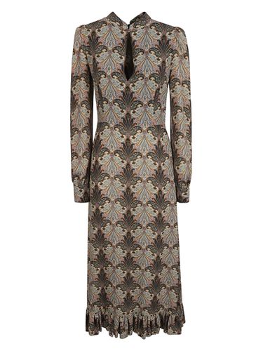 Pattern Print Keyhole Detail Dress - Etro - Modalova