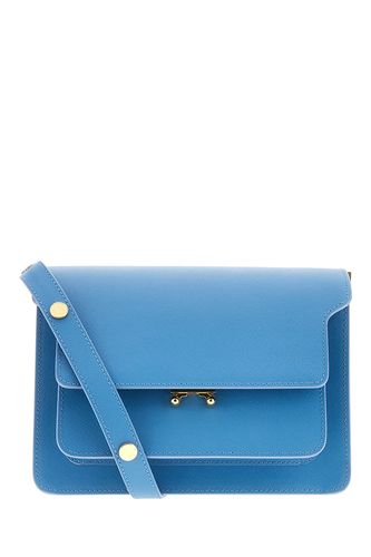 Light-blue Leather Trunk Crossbody Bag - Marni - Modalova