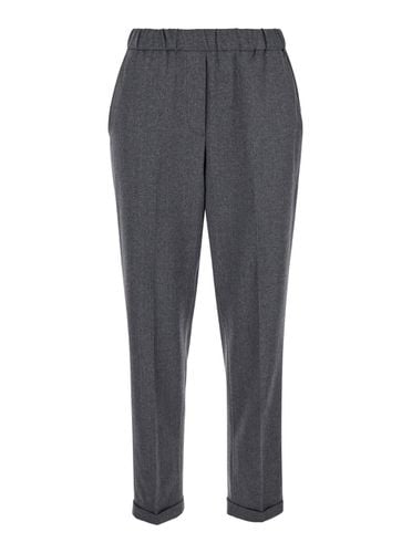 Rosalba Pants With Elastic Waist In Wool Blend Woman - Antonelli - Modalova