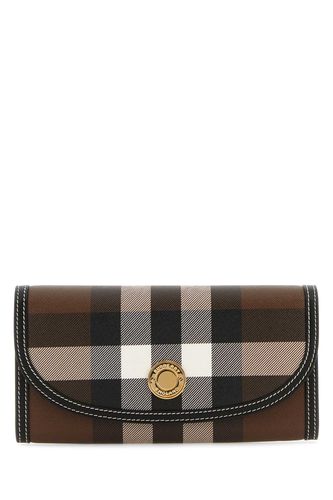 Printed Canvas And Leather Wallet - Burberry - Modalova