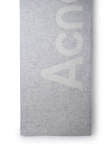 Acne Studios Grey Wool Blend Scarf - Acne Studios - Modalova