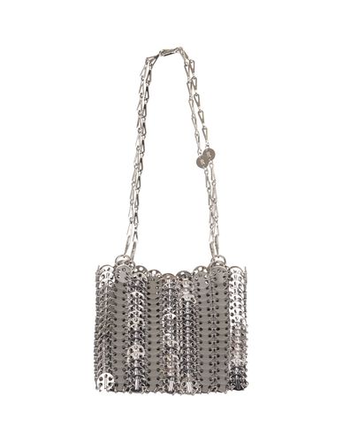 Square Bag In Metal And Leather Mix - Paco Rabanne - Modalova