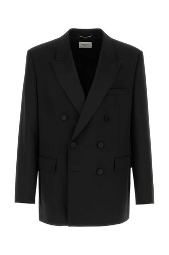 Saint Laurent Black Wool Blazer - Saint Laurent - Modalova