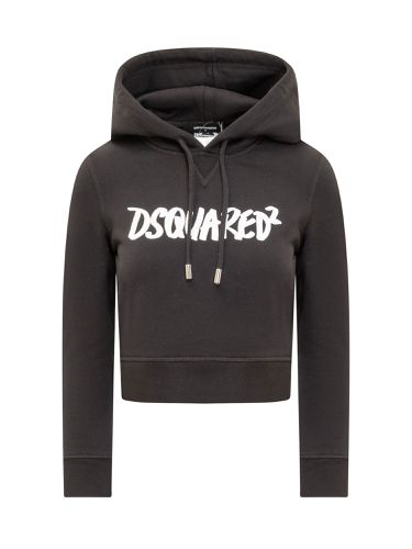 Dsquared2 D2 Mini Hoodie In Black - Dsquared2 - Modalova