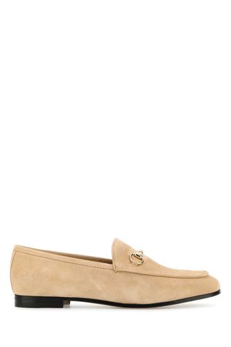 Gucci Light Pink Suede Loafers - Gucci - Modalova