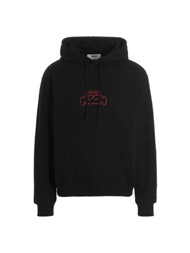 Logo Embroidery Hoodie By Burro Studio - MSGM - Modalova