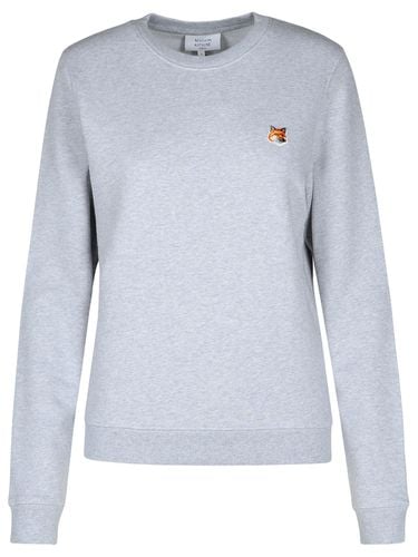 Fox Head Cotton Sweatshirt - Maison Kitsuné - Modalova